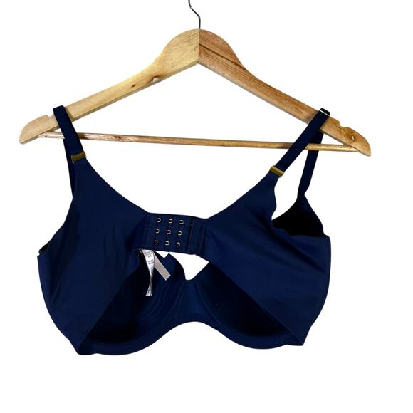 Incredible Victoria’s Secret Smooth Push Up Full Coverage Bra Womens 34DDD Blue - Picture 3 of 5